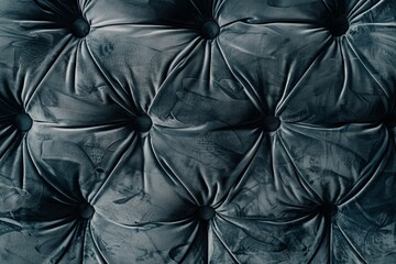 Top view of gray cushion on velvet sofa texture