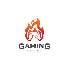 ARTBOARD 3000X3000 NEW 1mbgaming logo design with keypad controller and fire vector illustration 2