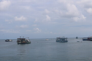 Fishing boats at Koh Tao, Surat Thani Province, Thailand