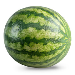 Watermelon Isolated on A Transparent Background.