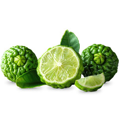 Bergamot Isolated on A Transparent Background.