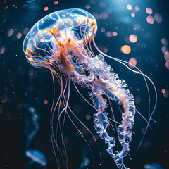 jelly fish in the water