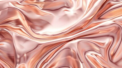 Obraz premium Background of a delicate rose gold metal