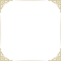 正方形のアンティークフレーム〜ゴールド〜