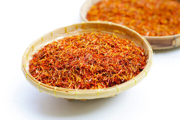 Dried Safflower, False Saffron, Saffron Thistle