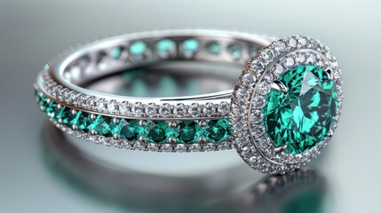 Luxurious diamond ring