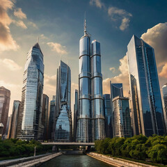 Fototapeta premium skyscrapers
