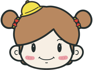 사랑스러운 귀여운 어린아이