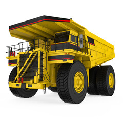 Mining Haul Truck Isolated
