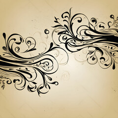Very attractive floral and pattern background design 