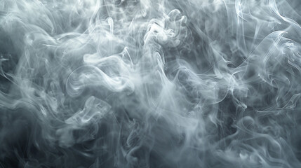 Platinum smoke forms serene patterns, ideal for meditative settings.