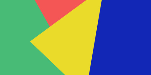 Abstract background with colored paper texture. minimal composition on paper in red ,yellow, green colors