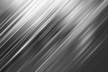 Obraz premium Sleek and modern gray and silver abstract blur, designed for minimalist art with a sophisticated flair.