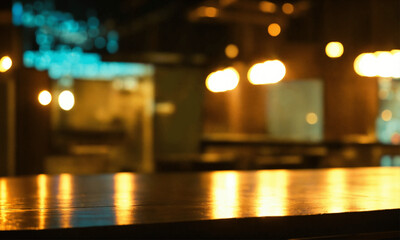 Night city street motion blur backdrop abstract background, Generative AI