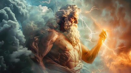 Illustration ZEUS God Sky And