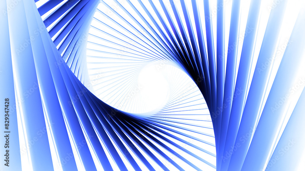 Poster abstract animation of glowing light lasers creating tunnel effect. design. flying in the futuristic 