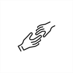 Dialogue and problem solving icon. Simple design of two speech bubbles with a paperclip and gear, representing ongoing communication, strategic discussions, troubleshooting. Vector illustration