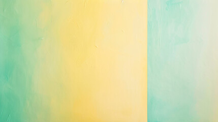 Produce a tranquil gradient with pastel yellow and gentle mint green hues.