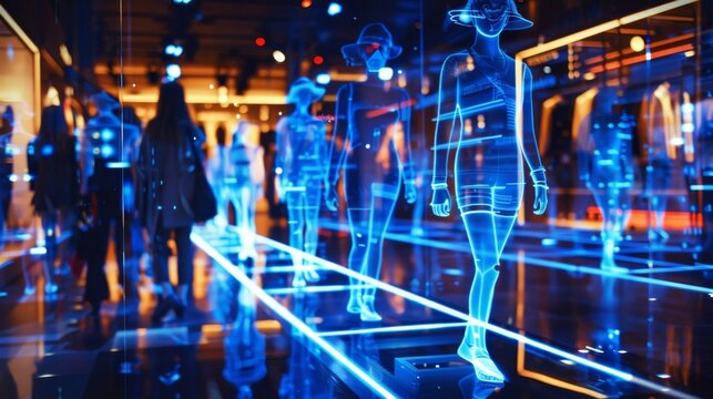 A fashion marketing team utilizing data from customer loyalty programs and purchase history to personalize targeted advertising campaigns.