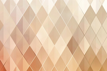 Sophisticated diamond pattern with a beige gradient offers a refined backdrop.