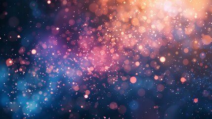 Fototapeta premium Produce an AI artwork of a beautiful background adorned with glistening, miniature particles, elegantly defocused against a monochromatic canvas.