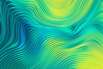 Lively and vibrant background with dynamic lines in lime green and turquoise.