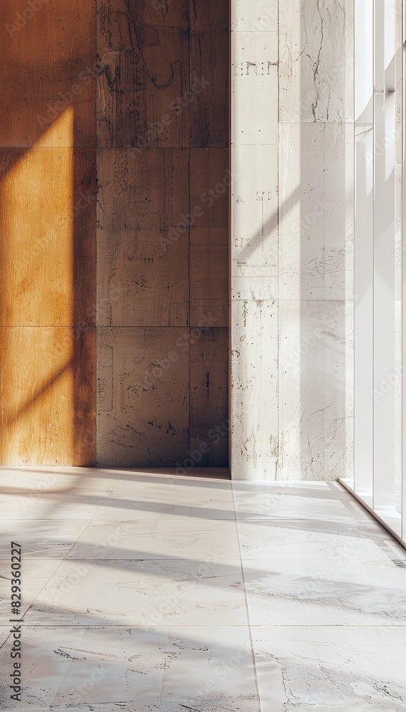 Poster window moonlight generation shadows ai window dark room light empty rays