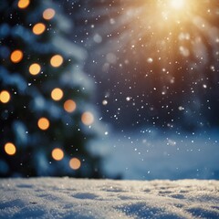 눈이 떨어지는, 메리스크리마스, 겨울