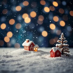 눈이 떨어지는, 메리스크리마스, 겨울