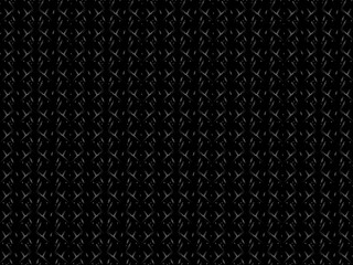 Black metal texture steel background. Perforated metal sheet.