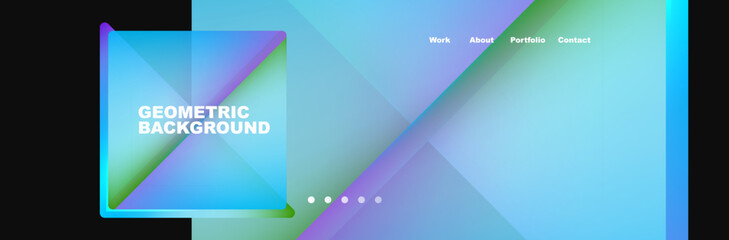 Triangle minimal web site page background design. Vector Illustration For Wallpaper, Banner, Background, Card, Book Illustration, landing page