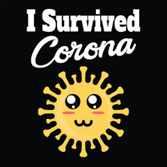 corona t shirt design icon