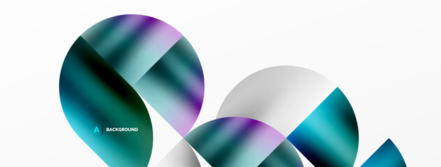 Exquisite backdrop marrying modern minimalism with metallic allure. Featuring round triangles, it exudes geometric sophistication and understated charm for wallpaper, banner, background, landing page