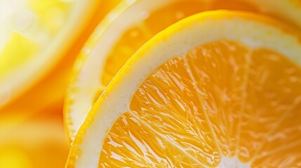 close up of orange slice