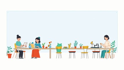 background with flowers