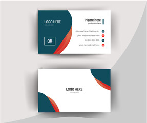 modern creative business card and name card, Clean Corporate Business Card Layout