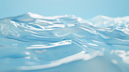 Render a picture featuring a pristine, clear baby blue canvas.
