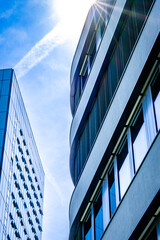 typical windows of an office building