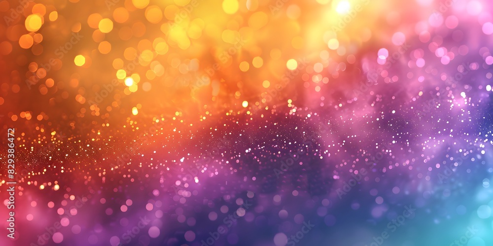 Poster bright gradient background with colorful grains. it represents a mix of energy, movement, fun and li
