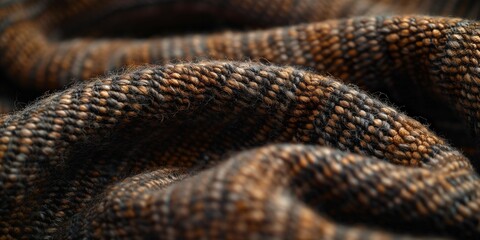 Obraz premium Cozy Woolen Texture Close-Up, generative ai
