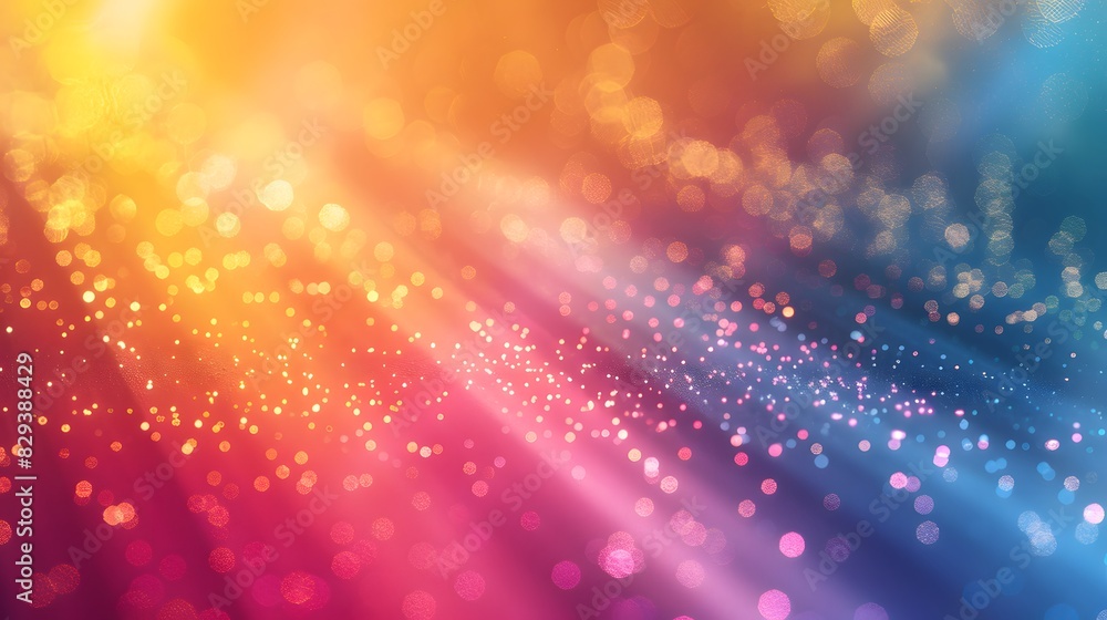 Poster bright gradient background with colorful grains. it represents a mix of energy, movement, fun and li