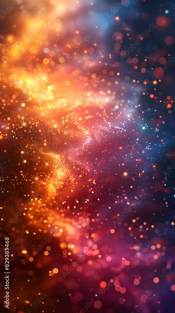 Fototapete bright gradient background with colorful grains. it represents a mix of energy, movement, fun and li