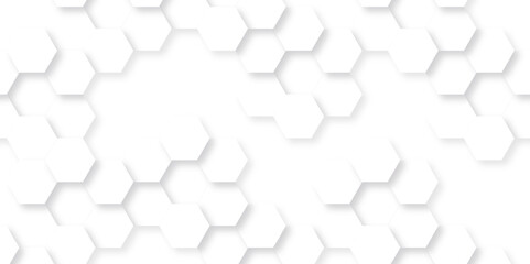 Abstract background with hexagons modern mesh cell. Abstract honeycomb cell hexagon background. Hexagon business geometric grid tile element. Technology futuristic hexagon metal texture.