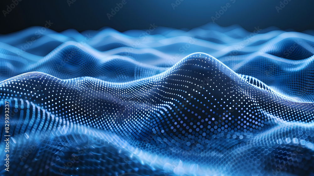 Aufkleber abstract rays background, abstract technology of artificial intelligence and futuristic digital on d
