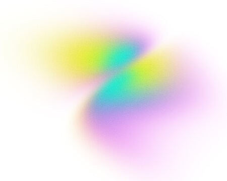 Blue yellow, color gradient rough abstract background shine bright light and glow shapes empty space , grainy noise grungy texture on transparent background