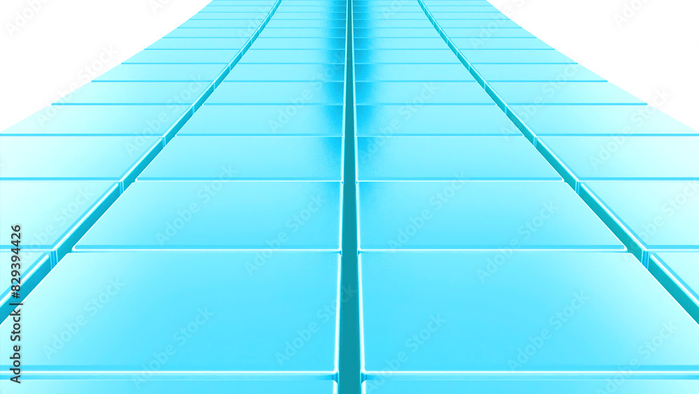 Poster abstract endless digital road background. design. flying faster and faster above bending futuristic 