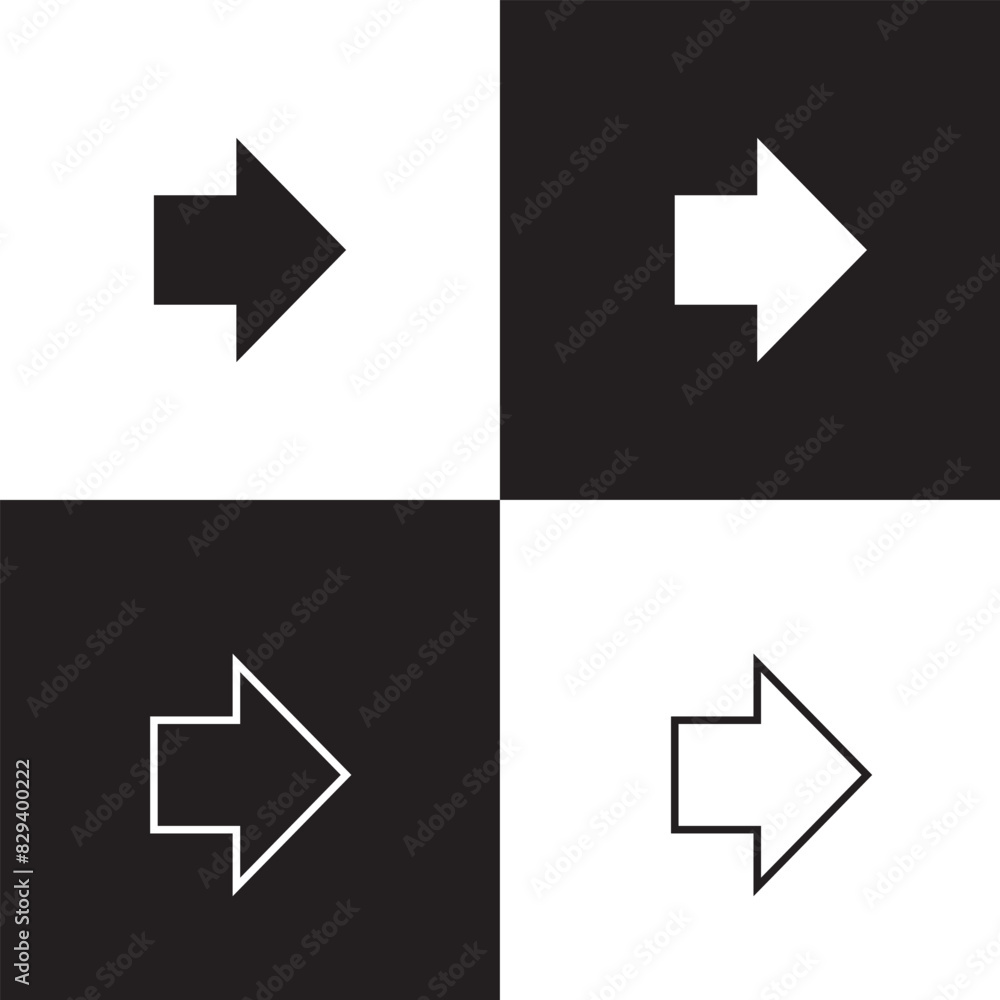 Poster bold arrow icon. element of minimalistic icon for mobile concept and web apps. signs and symbols col