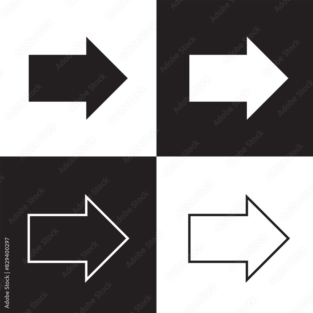 Poster bold arrow icon. element of minimalistic icon for mobile concept and web apps. signs and symbols col