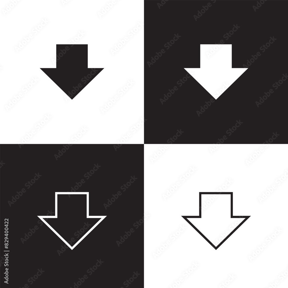 Poster bold arrow icon. element of minimalistic icon for mobile concept and web apps. signs and symbols col
