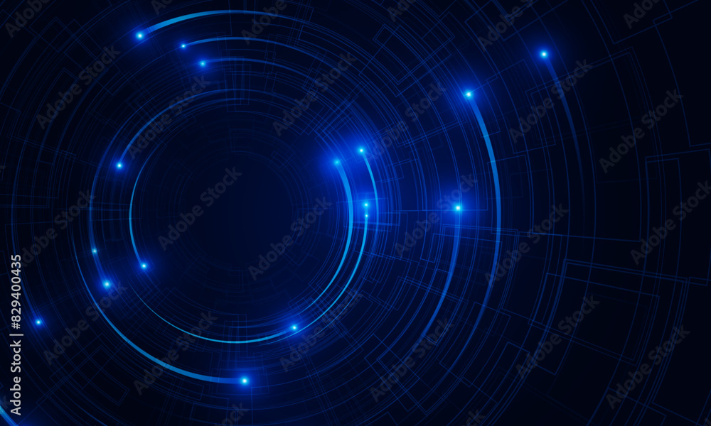 Poster abstract pixel technology ai sci-fi artificial intelligence concept machine deep learning futuristic